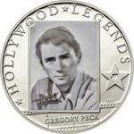 Five Dollars Silver 2013 Gregory Peck: Photo Coin, Cook Islands, Five Dollars Silver 2013 Gregory Peck / thumbnail