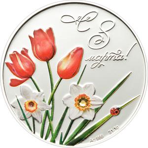Cook Islands / Silver Ounce 2011 Women's Day - reverse photo
