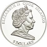 Five Dollars Silver 2010 Journey to Great Britain: Photo Coin, Cook Islands, Five Dollars Silver 2010 Journey to Great Britain / thumbnail