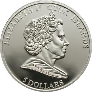 Cook Islands / Silver Two Ounces 2009 Lunar Year of the Ox - obverse photo