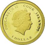 One Dollar Gold 2013 Pope Benedict XVI: Photo Coin, Cook Islands, One Dollar Gold 2013 Pope Benedict XIV / thumbnail