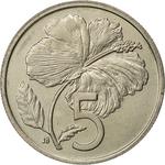 Five Cents 1973: Photo Coin, Cook Islands, Five Cents 1973 / thumbnail