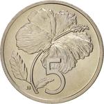 Five Cents 1972: Photo Coin, Cook Islands, Five Cents 1972 / thumbnail