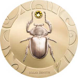 Cook Islands / Silver Ounce 2017 Scarab - Solar Zenith - reverse photo