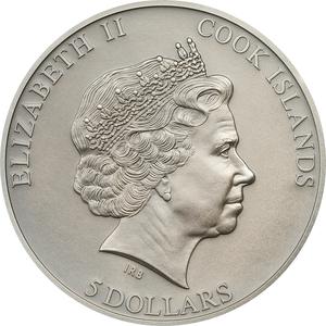Cook Islands / Silver Ounce 2015 History of the Samurai - obverse photo