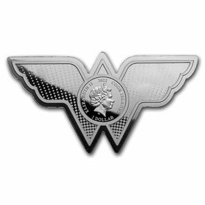 Cook Islands / Silver Ounce 2022 Wonder Woman Logo - obverse photo
