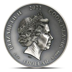 Cook Islands / Silver Two Ounces 2022 Norse Gods - Loki - obverse photo