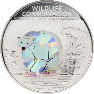 Cook Islands / One Dollar 2013 Polar Bear - reverse photo
