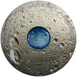 Silver Three Ounces 2018 Vesta Meteorite: Photo Coin, Cook Islands, Silver Three Ounces 2018 Vesta Meteorite / thumbnail