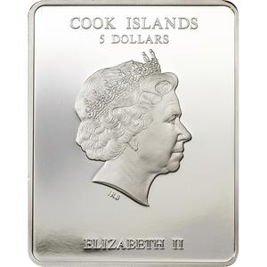 Cook Islands / Five Dollars Silver 2013 Saint Seraphim Sarovsky - obverse photo