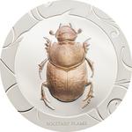 Silver Ounce 2017 Scarab - Solitary Flame: Photo Coin, Cook Islands, Silver Ounce 2017 Scarab - Solitary Flame / thumbnail