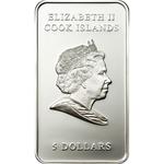 Five Dollars Silver 2010 Ferrari - The Legend GTO: Photo Coin, Cook Islands, Five Dollars Silver 2010 Ferrari - The Legend GTO / thumbnail