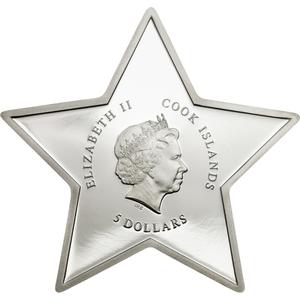 Cook Islands / Five Dollars Silver 2013 Merry Christmas - obverse photo