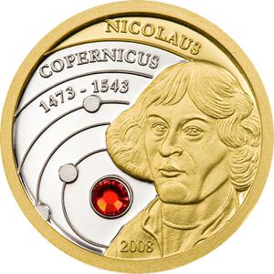 Cook Islands / Gold Twenty-fifth Ounce 2008 Nicolaus Copernicus - reverse photo
