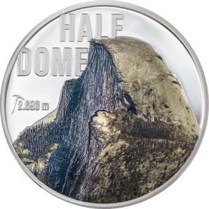 Cook Islands / Silver Two Ounces 2023 Mountain Peaks - Half Dome - reverse photo