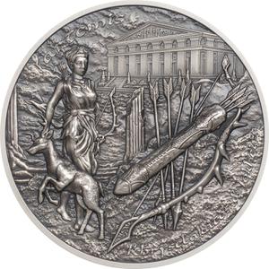 Cook Islands / Silver Two Ounces 2020 Artemis - reverse photo
