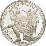 Cook Islands / Fifty Dollars 1988 Lewis and Clark - reverse photo