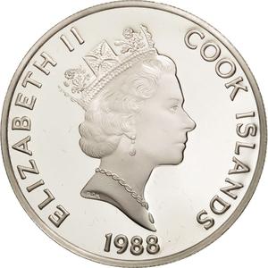 Cook Islands / Fifty Dollars 1988 Sieur de la Salle - obverse photo