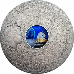 Cook Islands / Silver Three Ounces 2019 Apollo 11 - obverse photo