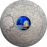 Silver Three Ounces 2019 Apollo 11: Photo Coin, Cook Islands, Silver Three Ounces 2019 Apollo 11 / thumbnail