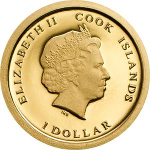 Cook Islands / Gold Half Gram 2013 Brigitte Bardot - obverse photo