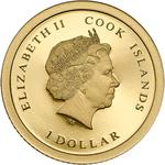 Gold Half Gram 2015 70 Years of Peace in Europe: Photo Coin, Cook Islands, Gold Half Gram 2015 70 Years of Peace in Europe / thumbnail