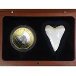 Gold and Silver Two Ounces 2005 Great White Shark: Photo Coin, Cook Islands, Gold and Silver Two Ounces 2005 Great White Shark / thumbnail