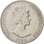 One Dollar 1986 Royal Wedding: Photo Coin, Cook Islands, One Dollar 1986 Royal Wedding / thumbnail