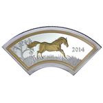 Silver Half Ounce 2014 Year of the Horse: Photo Coin, Cook Islands, Silver Half Ounce 2014 Year of the Horse / thumbnail