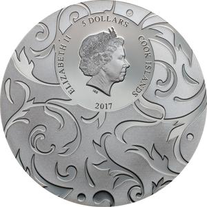 Cook Islands / Silver Ounce 2017 Scarab -  Lunar Eclipse - obverse photo