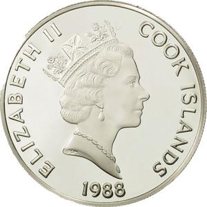 Cook Islands / Fifty Dollars 1988 James Cook - obverse photo