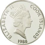 Fifty Dollars 1988 James Cook: Photo Coin, Cook Islands, Fifty Dollars 1988 James Cook / thumbnail