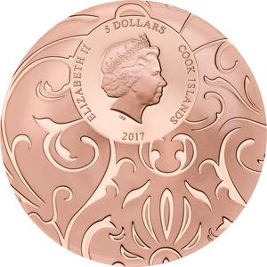 Cook Islands / Silver Ounce 2017 Scarab - Red Dawn - obverse photo