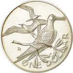 Cook Islands / One Dollar 1973 - reverse photo