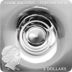 Cook Islands / Silver Half Ounce 2015 Space-Time Continuum - obverse photo