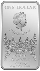 Cook Islands / Silver Twenty Grams 2014 Aries - obverse photo