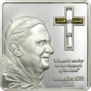 Cook Islands / Silver Ounce 2006 Pope Benedict XVI - reverse photo