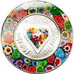 Five Dollars Silver 2015 Murrine Millefiori Glass Art: Photo Coin, Cook Islands, Five Dollars Silver 2015 Murrine Millefiori Glass Art / thumbnail