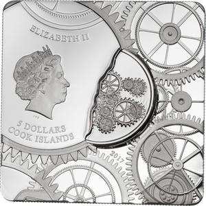Cook Islands / Silver Ounce 2017 Time Capsule Coin - obverse photo