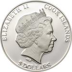 Five Dollars Silver 2013 Claudia Cardinale: Photo Coin, Cook Islands, Five Dollars Silver 2013 Claudia Cardinale / thumbnail