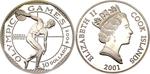 Ten Dollars Silver 2001 Olympic Games: Photo Coin, Cook Islands, Ten Dollars Silver 2001 Olympic Games / thumbnail