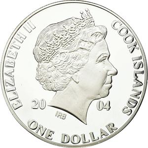 Cook Islands / One Dollar 2004 Mahatma Gandhi - reverse photo