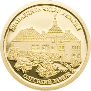 Cook Islands / Gold Gram 2009 Olesko Castle - reverse photo