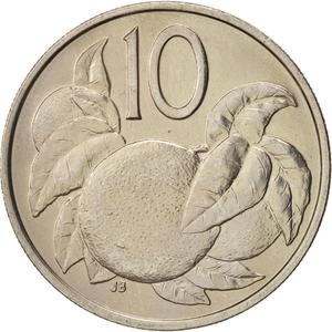 Cook Islands / Ten Cents 1972 - reverse photo