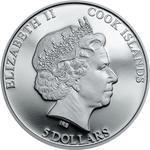 Five Dollars Silver 2015 Rainbow Lorikeet: Photo Coin, Cook Islands, Five Dollars Silver 2015 Rainbow Lorikeet / thumbnail