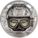 Cook Islands / Platinum Ounce 2023 Real Heroes - Coast Guard - reverse photo