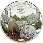 Silver Half Ounce 2014 Wild Boar: Photo Coin, Cook Islands, Silver Half Ounce 2014 Wild Boar / thumbnail