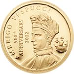 Cook Islands / Gold Half Gram 2012 Amerigo Vespucci - reverse photo