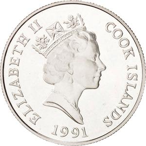 Cook Islands / Fifty Dollars 1991 Football - obverse photo