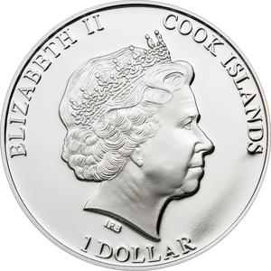 Cook Islands / One Dollar 2012 Tutankhamun - obverse photo